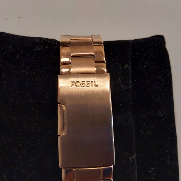 Fossil Riley Multifunction Rose Gold Toned Stainless Steel Watch -ES3352 - Picture 4 of 5